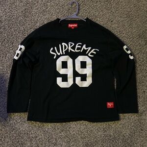 Supreme Black Longsleeve with Red Tag